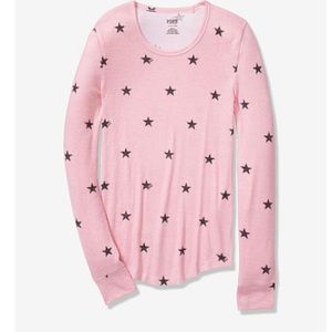 NWT VS PINK COZY LONG SLEEVE SIZE L